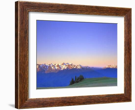 Dawn at Hurricane Hill, Olympic National Park, Washington, USA-Rob Tilley-Framed Photographic Print