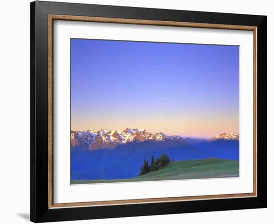 Dawn at Hurricane Hill, Olympic National Park, Washington, USA-Rob Tilley-Framed Photographic Print