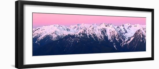 Dawn at Hurricane Ridge-Douglas Taylor-Framed Photo