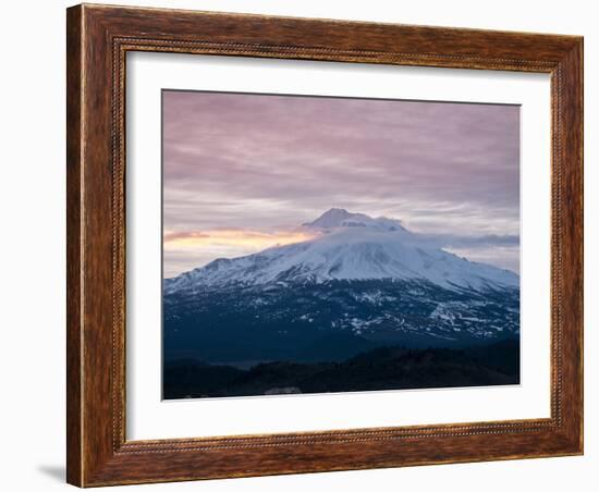 Dawn at Mount Shasta, California, USA-Michael DeFreitas-Framed Photographic Print