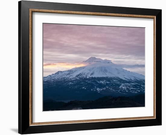 Dawn at Mount Shasta, California, USA-Michael DeFreitas-Framed Photographic Print