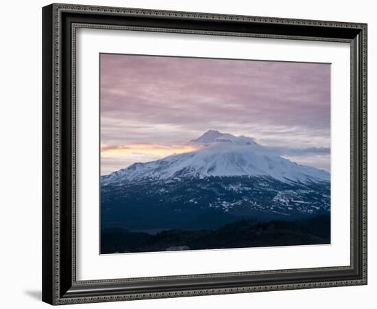 Dawn at Mount Shasta, California, USA-Michael DeFreitas-Framed Photographic Print