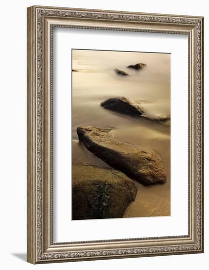 Dawn at Sand Beach in Maine's Acadia National Park-Jerry & Marcy Monkman-Framed Photographic Print