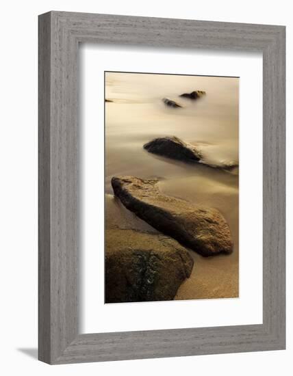 Dawn at Sand Beach in Maine's Acadia National Park-Jerry & Marcy Monkman-Framed Photographic Print