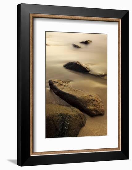 Dawn at Sand Beach in Maine's Acadia National Park-Jerry & Marcy Monkman-Framed Photographic Print