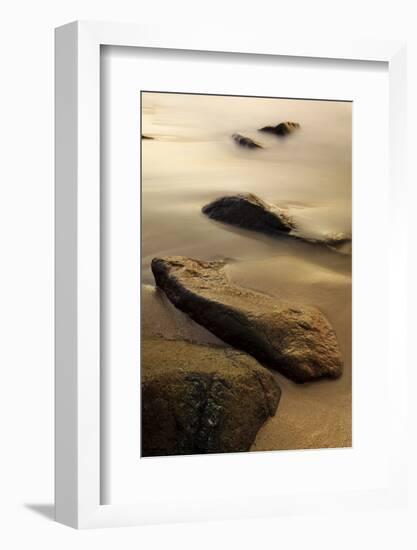 Dawn at Sand Beach in Maine's Acadia National Park-Jerry & Marcy Monkman-Framed Photographic Print