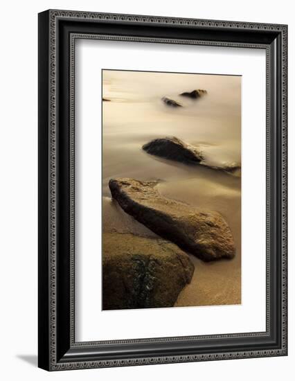 Dawn at Sand Beach in Maine's Acadia National Park-Jerry & Marcy Monkman-Framed Photographic Print