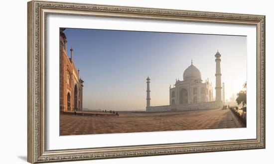 Dawn at the Taj Mahal, UNESCO World Heritage Site, Agra, Uttar Pradesh, India, Asia-Ben Pipe-Framed Photographic Print