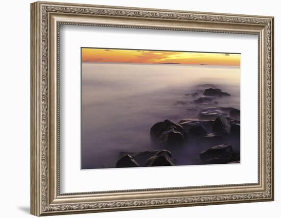 Dawn at Wallis Sands State Park in Rye, New Hampshire-Jerry & Marcy Monkman-Framed Photographic Print