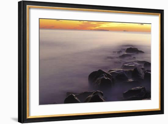 Dawn at Wallis Sands State Park in Rye, New Hampshire-Jerry & Marcy Monkman-Framed Photographic Print