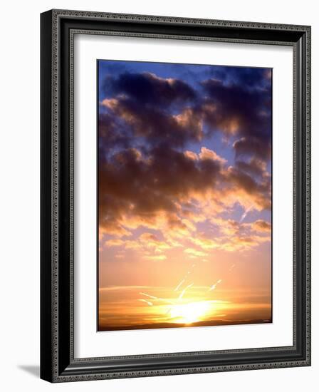 Dawn Breaks Over Southern England at the Start of Partial Solar Eclipse, October 2005-null-Framed Photographic Print