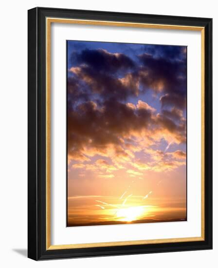 Dawn Breaks Over Southern England at the Start of Partial Solar Eclipse, October 2005-null-Framed Photographic Print