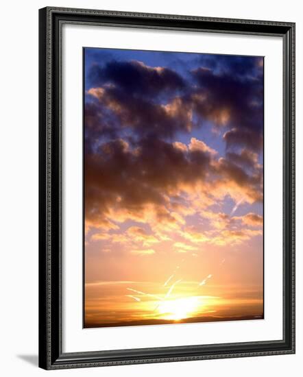 Dawn Breaks Over Southern England at the Start of Partial Solar Eclipse, October 2005-null-Framed Photographic Print