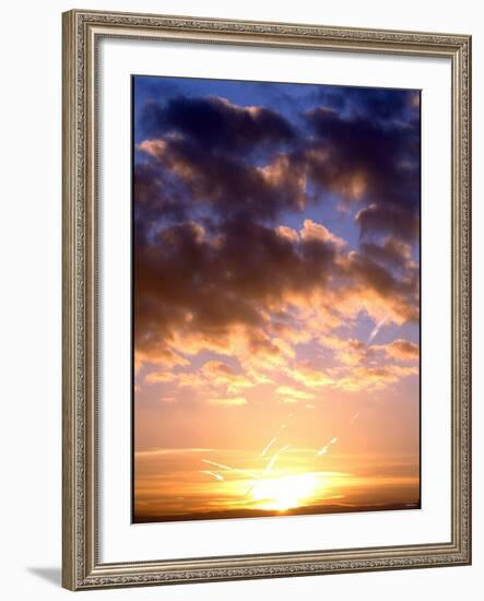 Dawn Breaks Over Southern England at the Start of Partial Solar Eclipse, October 2005-null-Framed Photographic Print