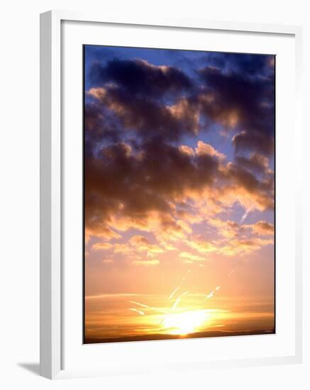 Dawn Breaks Over Southern England at the Start of Partial Solar Eclipse, October 2005-null-Framed Photographic Print