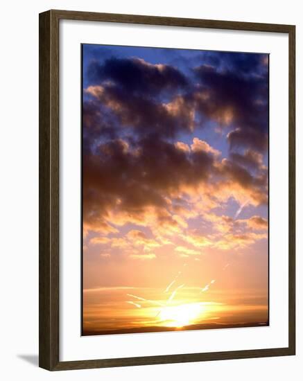 Dawn Breaks Over Southern England at the Start of Partial Solar Eclipse, October 2005-null-Framed Photographic Print