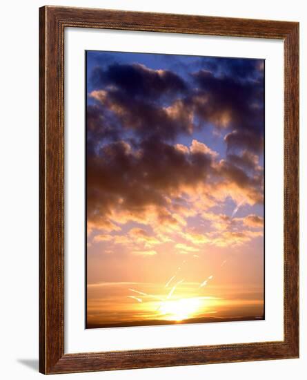 Dawn Breaks Over Southern England at the Start of Partial Solar Eclipse, October 2005-null-Framed Photographic Print