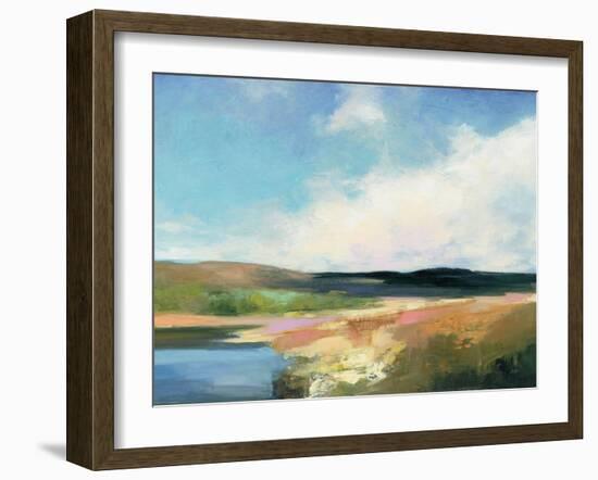 Dawn by the Water Crop-Julia Purinton-Framed Art Print