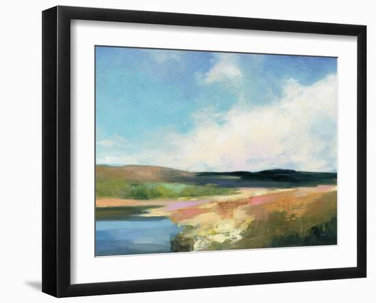 Dawn by the Water Crop-Julia Purinton-Framed Art Print