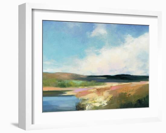 Dawn by the Water Crop-Julia Purinton-Framed Art Print