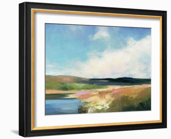 Dawn by the Water Crop-Julia Purinton-Framed Art Print