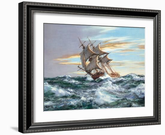 Dawn Chase-Montague Dawson-Framed Art Print