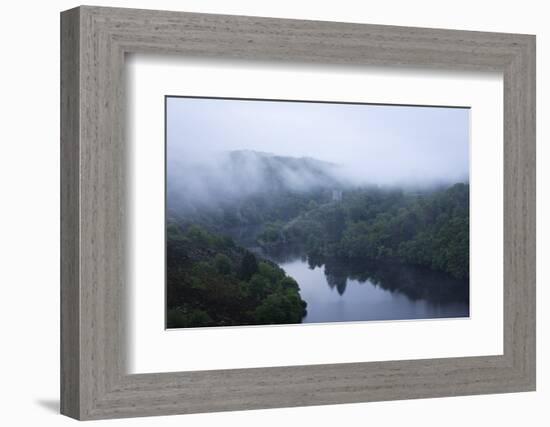 Dawn, Crozant Castle and the River Creuse, Limousin, France, Europe-Jean Brooks-Framed Photographic Print