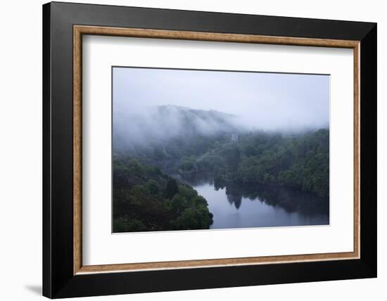 Dawn, Crozant Castle and the River Creuse, Limousin, France, Europe-Jean Brooks-Framed Photographic Print