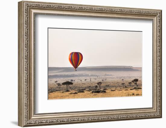 Dawn Hot Air Balloon Ride, Masai Mara National Reserve, Kenya, East Africa, Africa-Ann and Steve Toon-Framed Photographic Print