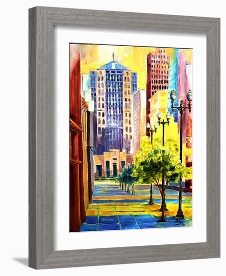 Dawn in Chicago-Diane Millsap-Framed Art Print