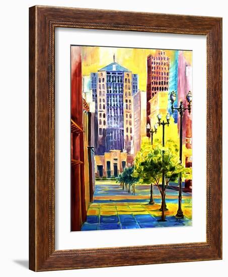 Dawn in Chicago-Diane Millsap-Framed Art Print