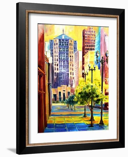 Dawn in Chicago-Diane Millsap-Framed Art Print