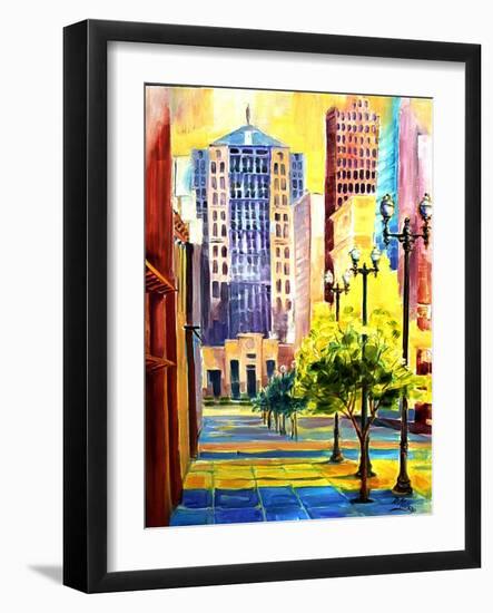 Dawn in Chicago-Diane Millsap-Framed Art Print