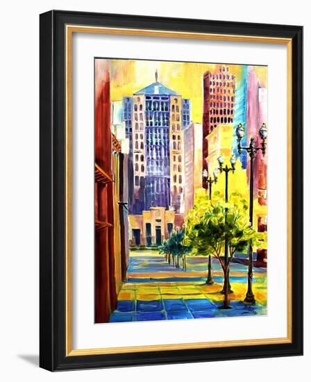 Dawn in Chicago-Diane Millsap-Framed Art Print