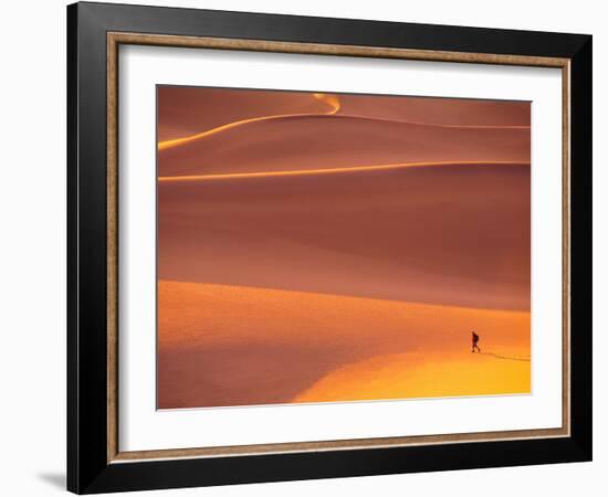 Dawn in Death Valley National park, California, USA-Charles Sleicher-Framed Photographic Print