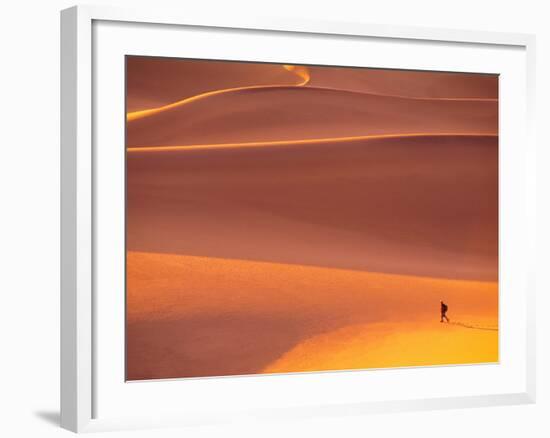 Dawn in Death Valley National park, California, USA-Charles Sleicher-Framed Photographic Print