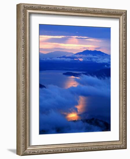 Dawn in Lake Kussharo-null-Framed Photographic Print