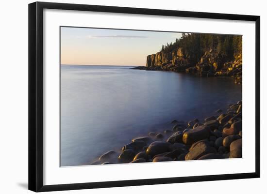 Dawn in Monument Cove in Maine's Acadia National Park-Jerry & Marcy Monkman-Framed Photographic Print