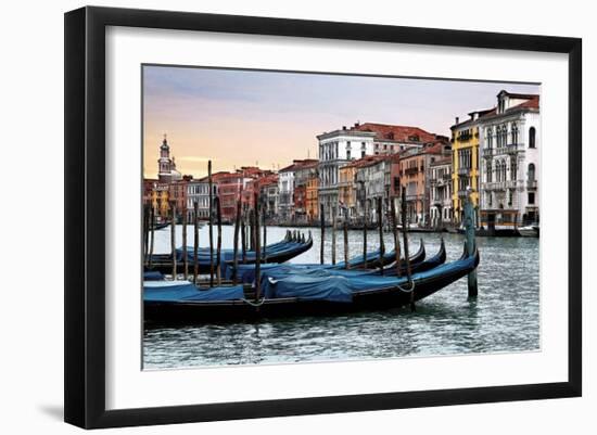 Dawn in Venice-Janel Pahl-Framed Giclee Print