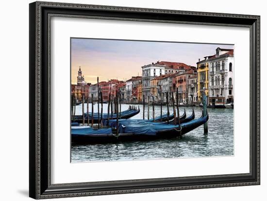 Dawn in Venice-Janel Pahl-Framed Giclee Print