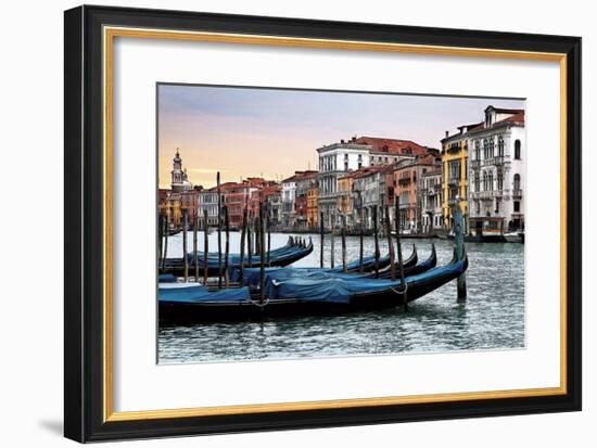 Dawn in Venice-Janel Pahl-Framed Giclee Print