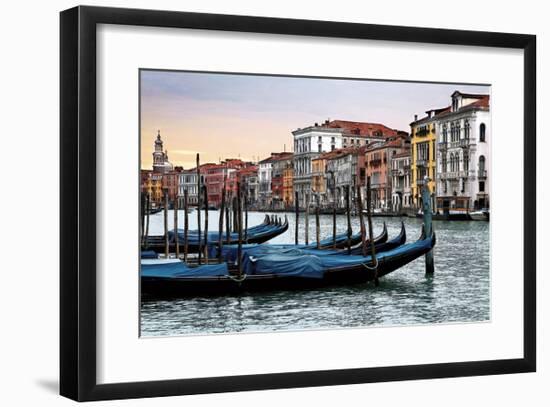 Dawn in Venice-Janel Pahl-Framed Giclee Print