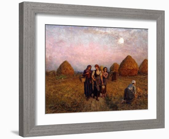 Dawn Labour, 1900-Jules Breton-Framed Giclee Print