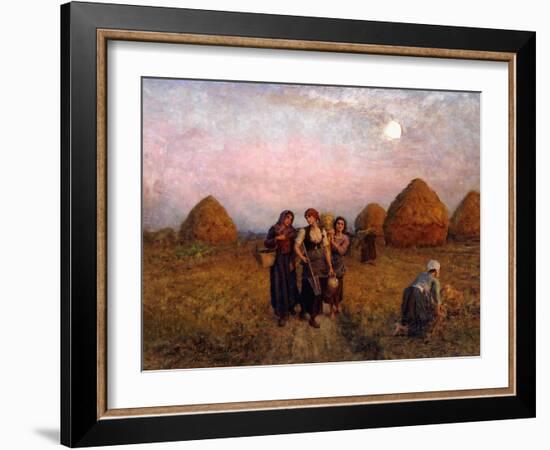 Dawn Labour, 1900-Jules Breton-Framed Giclee Print