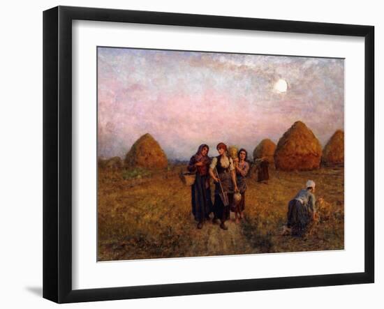 Dawn Labour, 1900-Jules Breton-Framed Giclee Print