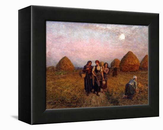 Dawn labour (Ardeurs du crepuscule). 1900-Jules Breton-Framed Premier Image Canvas