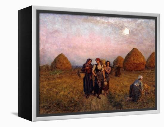 Dawn labour (Ardeurs du crepuscule). 1900-Jules Breton-Framed Premier Image Canvas