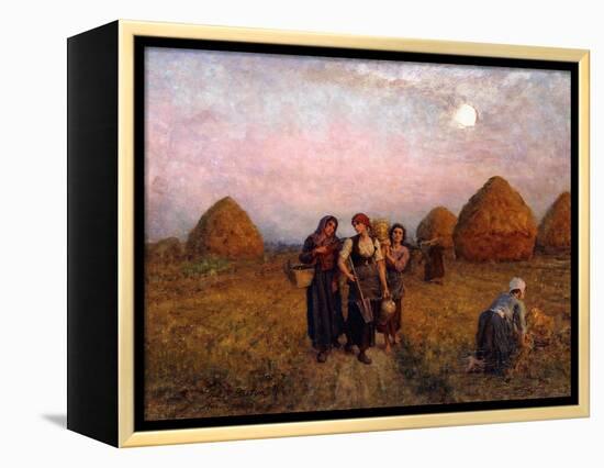 Dawn labour (Ardeurs du crepuscule). 1900-Jules Breton-Framed Premier Image Canvas