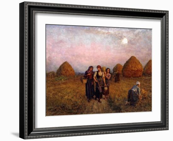 Dawn labour (Ardeurs du crepuscule). 1900-Jules Breton-Framed Giclee Print