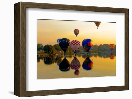 Dawn Light at Prosser Balloon Rally, Prosser, Washington, USA-Richard Duval-Framed Photographic Print